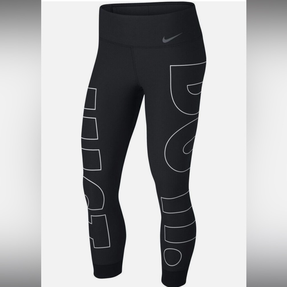 Nike women’s black leggings with logo